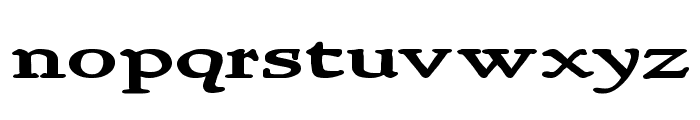 NewStyleWide Bold Font LOWERCASE