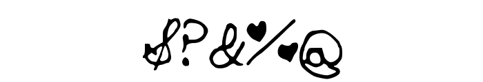 New_Girl_Cursive Font OTHER CHARS