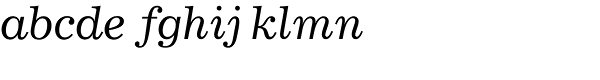News 702 Italic Font LOWERCASE