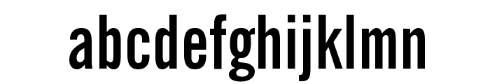 News Gothic Bold Extra Condensed BT Font LOWERCASE