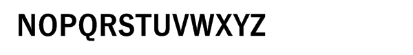 News Gothic No. 2â„¢ Bold Font UPPERCASE