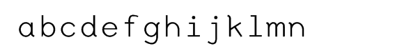 Newt Mono Font LOWERCASE