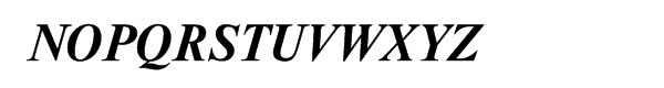 Newton Multilingual Bold Italic Font UPPERCASE