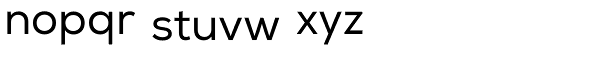 Nexa Regular Font LOWERCASE