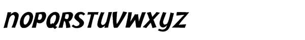NIMX Jacoby™ Black Italic Font UPPERCASE