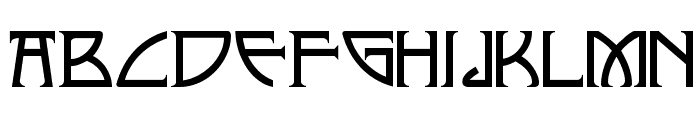 Nickley NF Font LOWERCASE