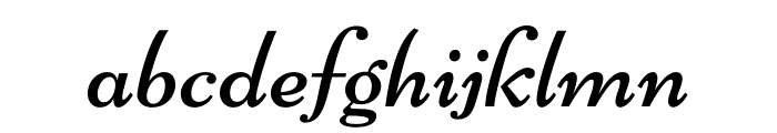 Nicone-Regular Font LOWERCASE