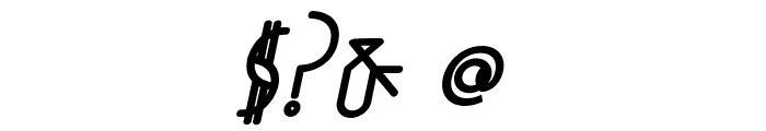 Niewe-BoldItalic Font OTHER CHARS