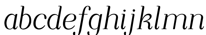 NightStillComes-Italic Font LOWERCASE