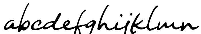 NightWindSentSample Font LOWERCASE