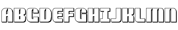 Nightwraith 3D Regular Font UPPERCASE