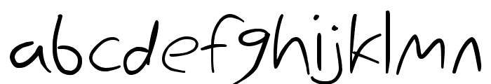 Nihilschiz-Handwriting Font LOWERCASE