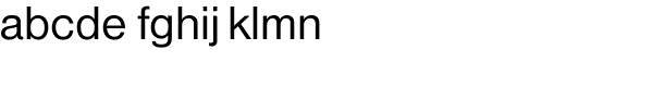 Nimbus Sans D Regular Font LOWERCASE
