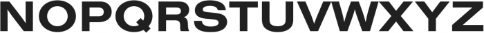 Nimbus Sans Extd Bold otf (700) Font UPPERCASE