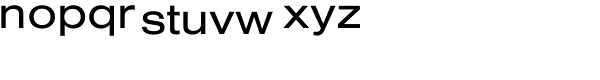 Nimbus Sans Extended Regular Font LOWERCASE