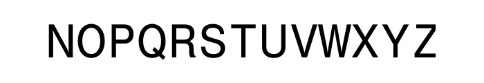 Nimbus Sans Mono Regular OT Std Font UPPERCASE