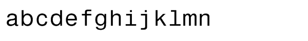 Nimbus Sans Mono Std Regular Font LOWERCASE