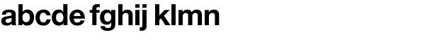 Nimbus Sans Novus D Bold Font LOWERCASE