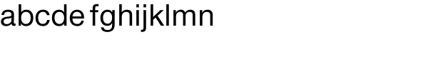 Nimbus Sans Novus Medium Font LOWERCASE