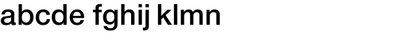 Nimbus Sans Novus Semi Bold Font LOWERCASE