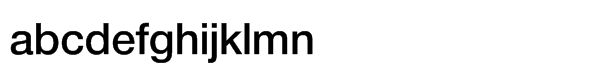Nimbus Sans Novus Std semi Bold (D) Font LOWERCASE