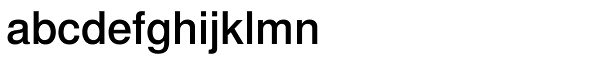 Nimbus Sans Thai Medium Font LOWERCASE