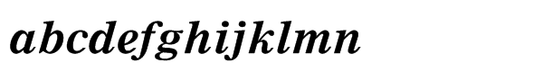 Nimrod® Std Bold Italic Font LOWERCASE