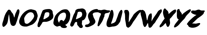 NinjutsuBB-Bold Font LOWERCASE