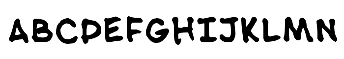 NipCen's Handwriting Bold Font UPPERCASE