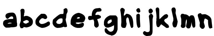 NipCen's Handwriting Bold Font LOWERCASE