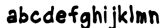 NipCen's Handwriting CondBd Font LOWERCASE