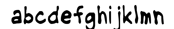 NipCen's Handwriting Condesnsed Font LOWERCASE