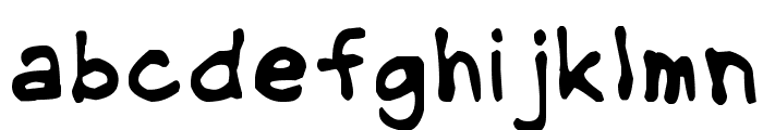NipCen's Handwriting Regular Font LOWERCASE