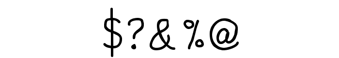 NipCen's Print Unicode Font OTHER CHARS