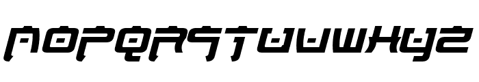 Nippon Tech Bold Italic Font LOWERCASE