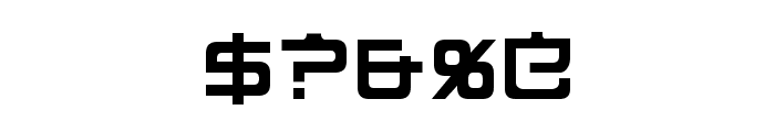 Nippon Tech Condensed Font OTHER CHARS