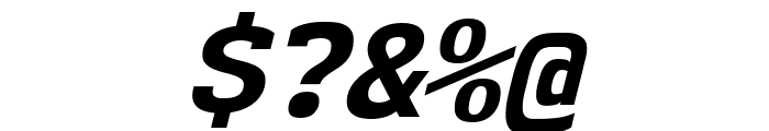 NK57MonospaceEb-Italic Font OTHER CHARS