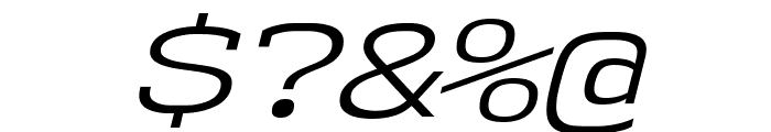 NK57MonospaceExBk-Italic Font OTHER CHARS