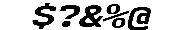 NK57MonospaceExEb-Italic Font OTHER CHARS