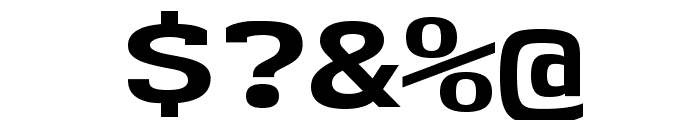 NK57MonospaceExEb-Regular Font OTHER CHARS