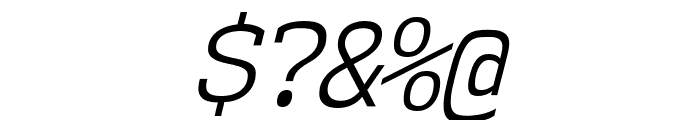 NK57MonospaceScBk-Italic Font OTHER CHARS