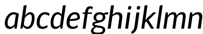 Nobile Medium Italic Font LOWERCASE