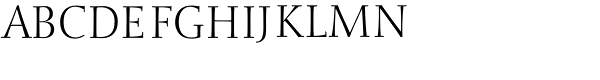 Nofret Light Small Caps & Oldstyle Figures Font UPPERCASE