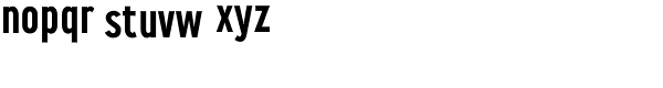 Noga-Bold Font LOWERCASE
