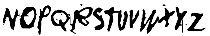 Nollapiste Font LOWERCASE