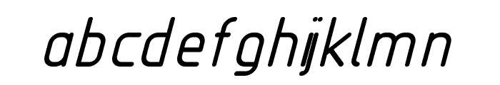 Nordica  LightItalic Font LOWERCASE