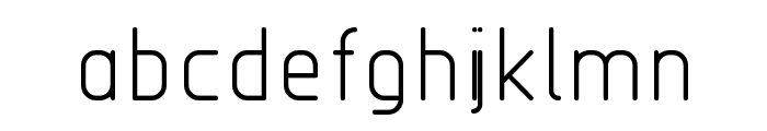Nordica  Light Font LOWERCASE