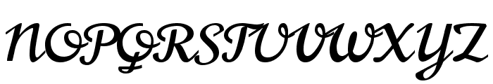 Norican Regular Font UPPERCASE