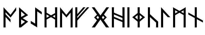 Norse Code Regular Font LOWERCASE