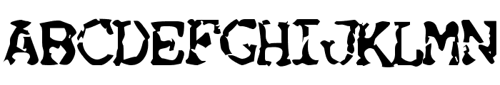 Nose Bleed Font UPPERCASE